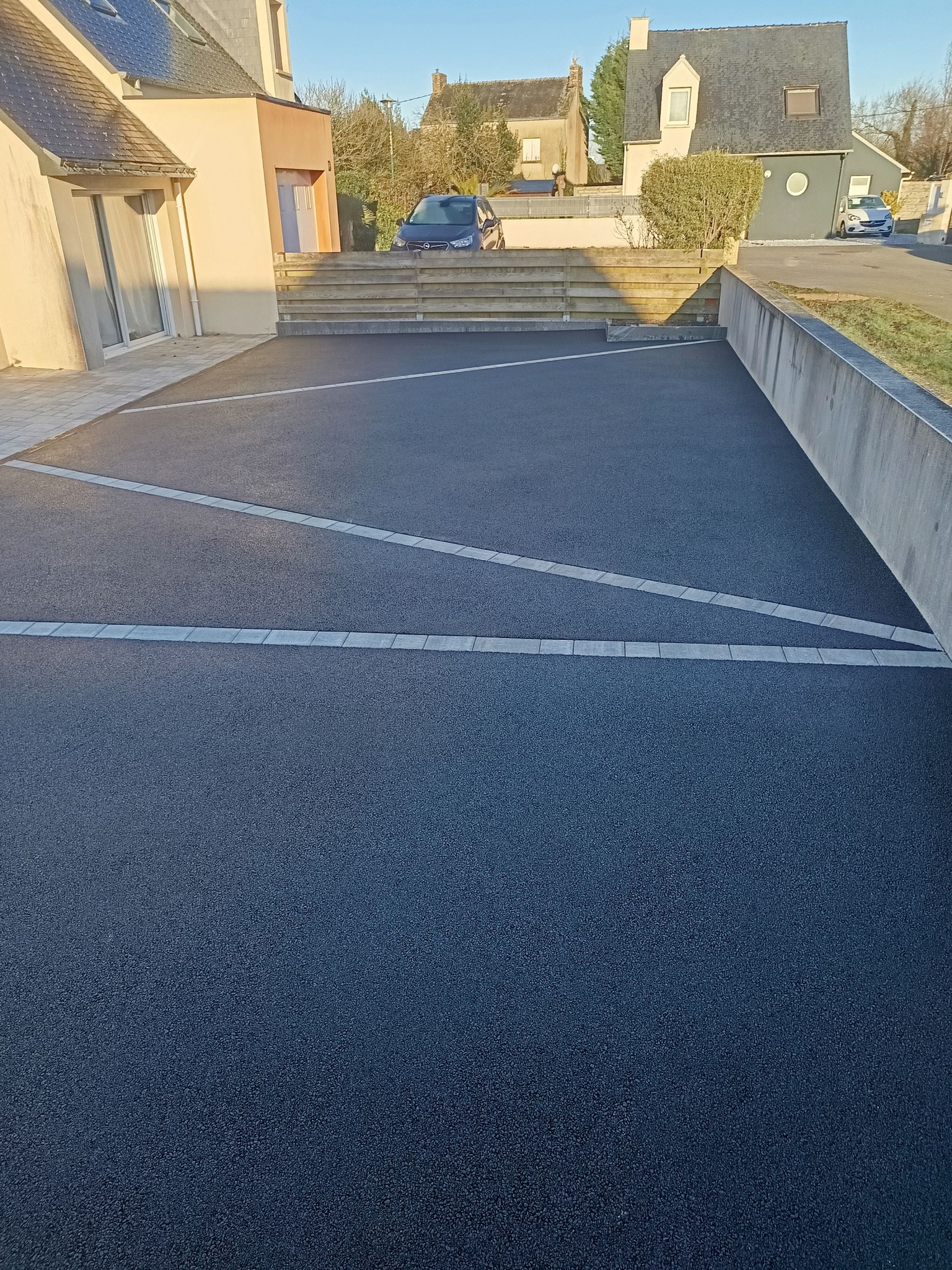 Réalisation d'allée Enrobée